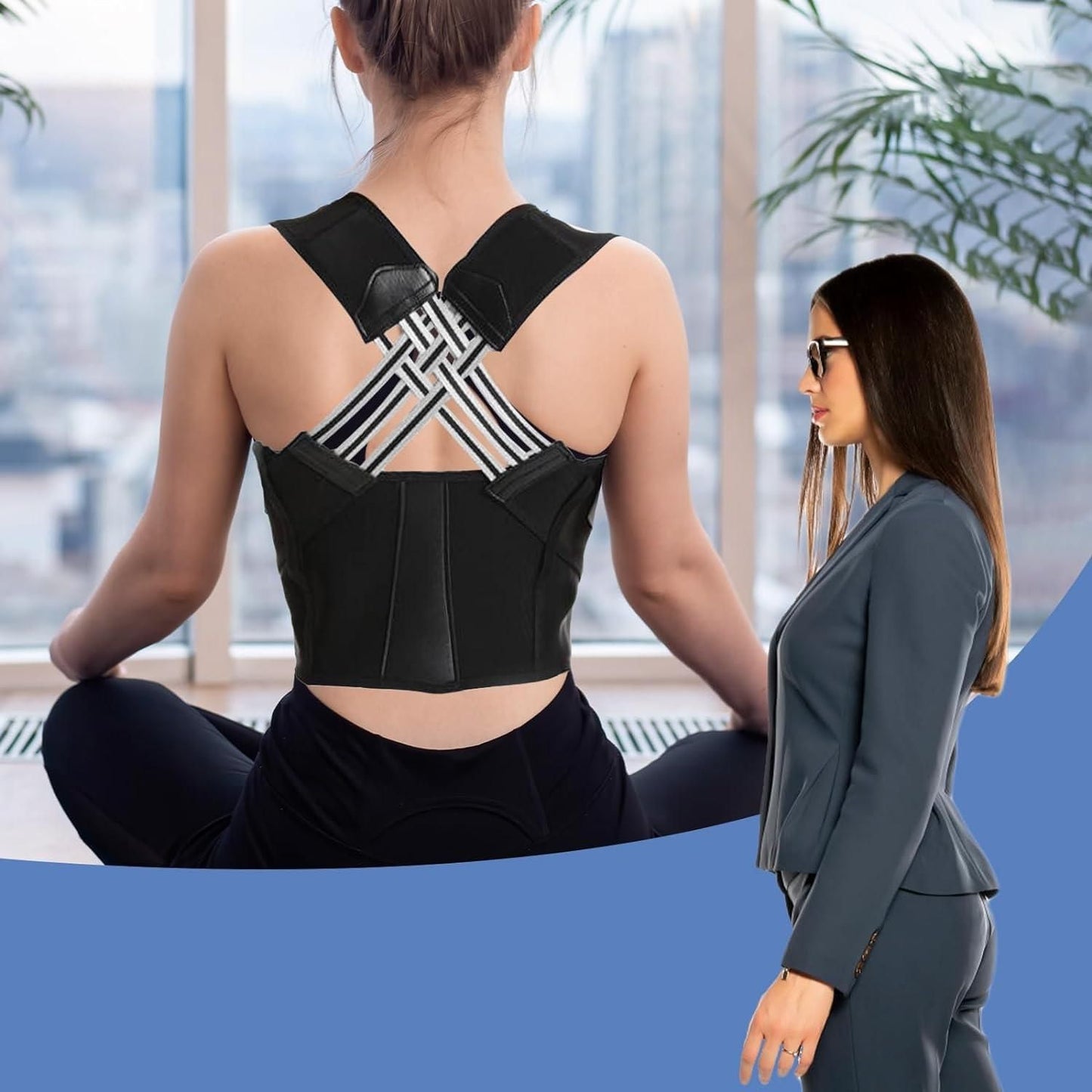 Adjustable Back Posture Corrector/ Slouching Relieve Pain Belt