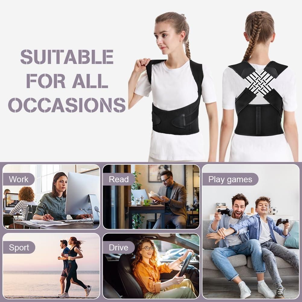 Adjustable Back Posture Corrector/ Slouching Relieve Pain Belt
